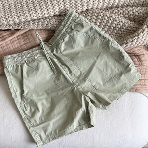 PacSun Sage Green Drawstring Relaxed Volley Shorts